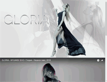 Tablet Screenshot of gloriaofficial.com